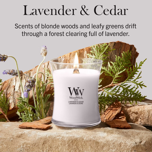 WW Kerze Mittel Lavendel &amp; Zeder