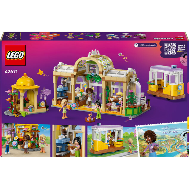 LEGO® Friends 42671 Kaviareň plná rastlín a kvetinárstvo