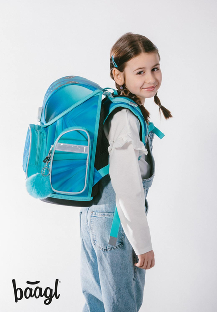 BAAGL SADA 3 Ergo Butterfly: Rucksack, Federmäppchen, Tasche