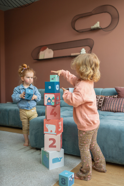 BS Toys Stohovacia pyramída - čísla