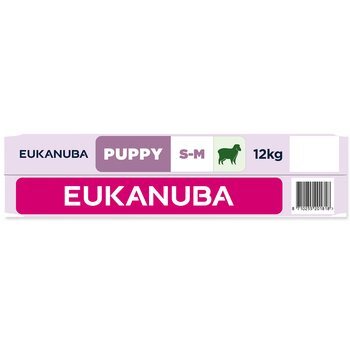 Krmivo EUKANUBA Puppy Small &amp; Medium rich in lamb 12 kg