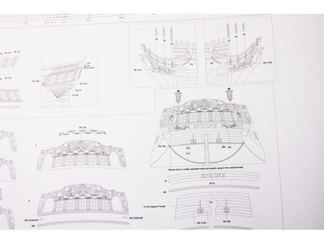 Vanguard Models HMS Sphinx 1775 1:64 kit
