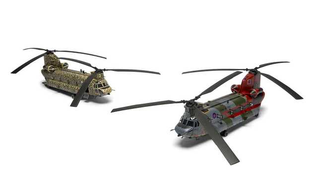 Classic Kit vrtulník A06024 - Boeing Chinook HC.1 (Late) (1:72)