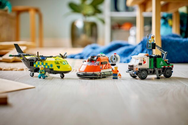 LEGO® City 60505 Remix: Lietadlo, servisné vozidlo a vznášadlo