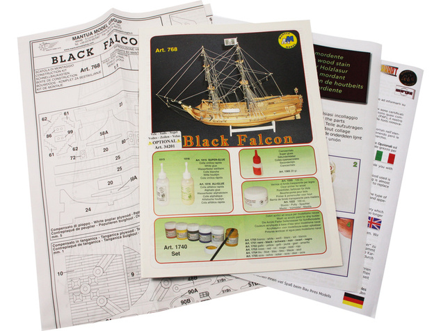 Mantua Model Black Falcon 1:100 kit