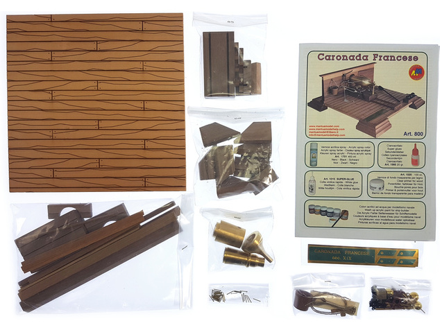 Mantua Model Francúzsky kanón 1:17 kit