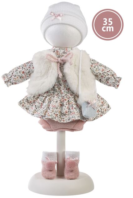 Llorens 535E ELENA - realistická bábika s mäkkým látkovým telom - 35 cm