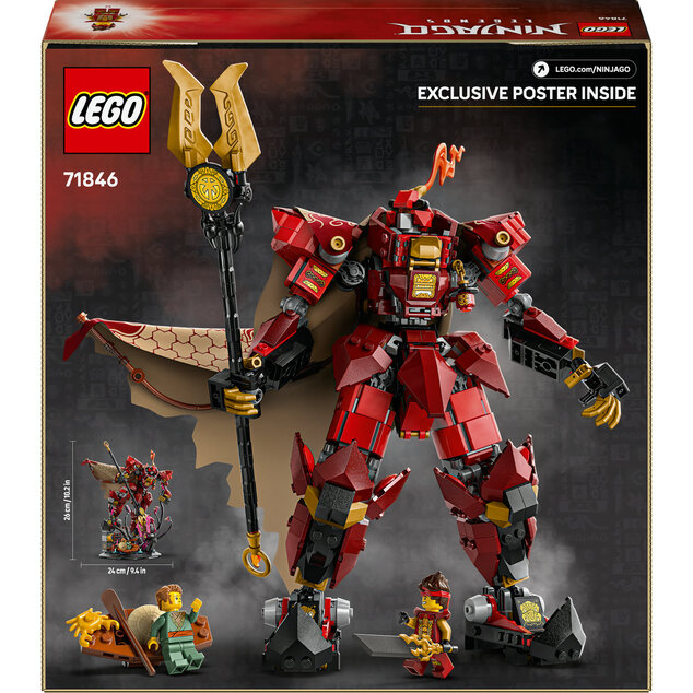 LEGO® NINJAGO® 71846 Robot Ohnivého rytiera