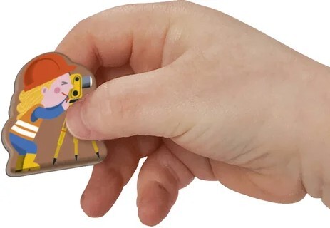 Janod Magnetibook Na stavbe Magnetická kniha pre deti