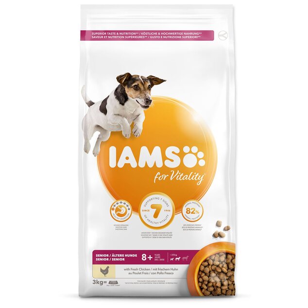 IAMS Dog Senior Small &amp; Medium Chicken 3kg
