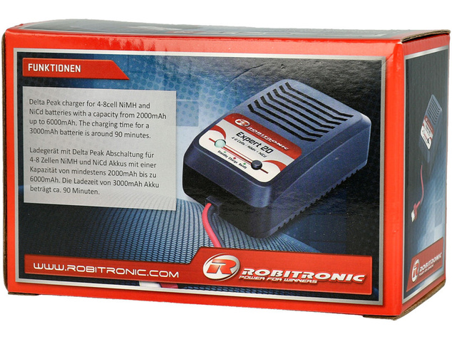 Robitronic Ladegerät Expert 20W 4-8NiMH AC