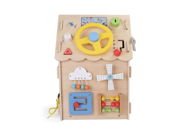 2Kids Toys Activity board Domček prírodný
