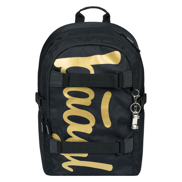 BAAGL SET 5 Skate Gold: Rucksack, Federmäppchen, Beutel, Gürteltasche, Laptop-Hülle