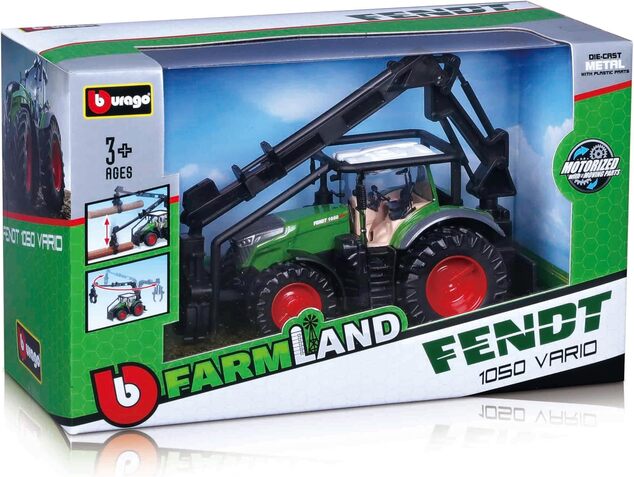 Bburago Farm Traktor 10cm Fendt 1050 Vario - Forsttraktor