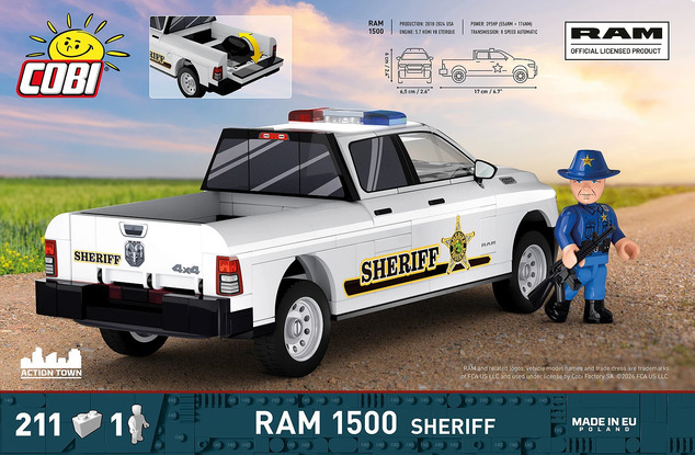 Cobi RAM 1500 HEMI SHERIFF, 1:35