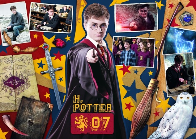 Trefl Puzzle Harry Potter, Harry Potter, Ron, Hermiona 3v1 400 + 500 + 600 dielikov