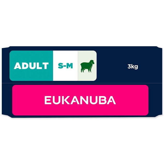 Krmivo EUKANUBA Adult Small and Medium breed rich in lamb 3 kg