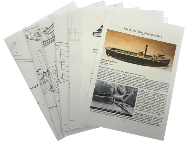 Model Shipways USN Picket Boat 1864 1:24 kit