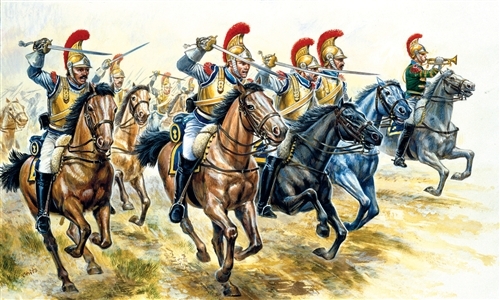 Model Kit figurky 6003 - FRENCH HEAVY CAVALRY (NAP. WARS) (1:72)