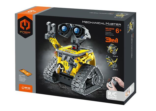 Kit de construcción iM.MASTER 3en1 robot programable RC plástico 2,4 GHz 434 piezas a bat.