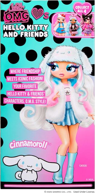 L.O.L. Surprise! OMG Sora cea mare ca Hello Kitty -Cinnamoroll