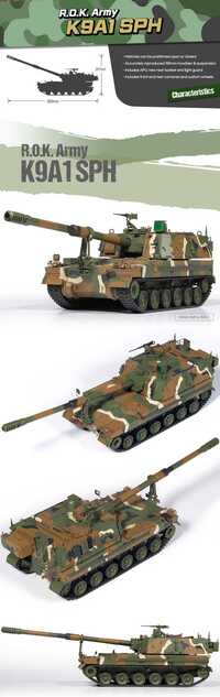 Modellbausatz Militär 13561 - R.O.K. Armee K9A1 SPH (1:35)