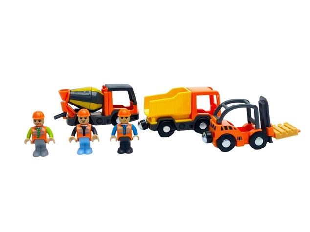 2Kids Toys Set vehicule de construcție cu figurine