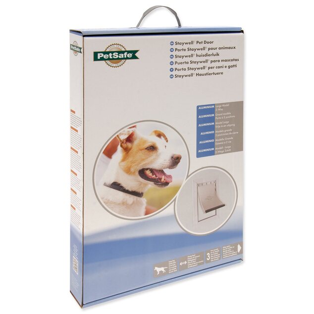 Алуминиева врата PetSafe с гъвкава клапа, изрез 45,1x27,7см