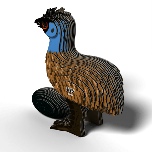 EUGY Emu 3D puzzle di cartone