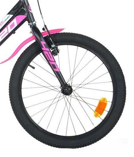 Dino Bikes - Detský bicykel 20" 420D-04SC -AURELIA čierno-ružový