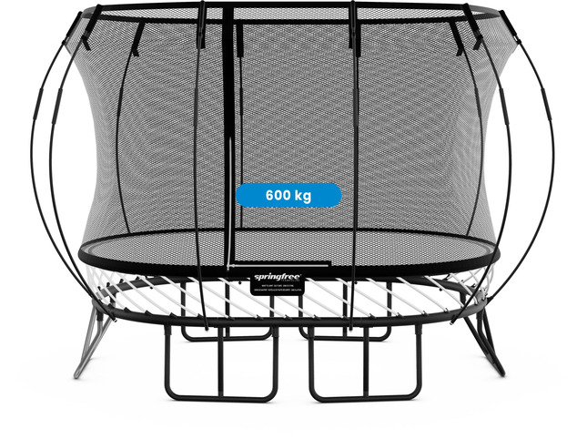 Springfree Trampoline® Compact Oval (O47) Trampolína s ochrannou sieťou, 180 × 275 cm