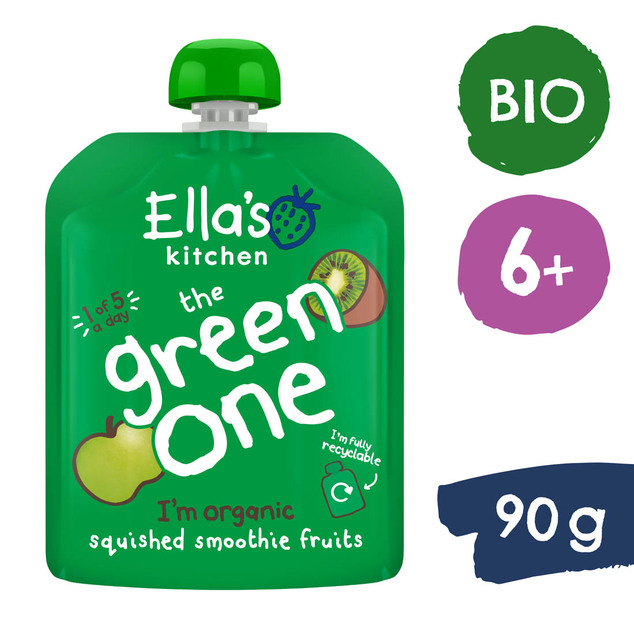 Ella's Kitchen BIO GREEN ONE Kivi s jablkom a banánom (5x90 g)