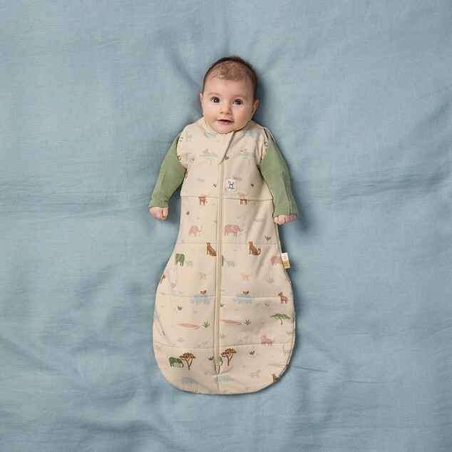 ERGOPOUCH Zavinovačka a vak na spanie 2v1 Cocoon Savannah 3-6 m, 6-8 kg, 2,5 tog