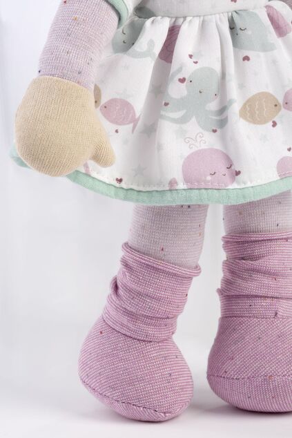 Guca 967 Mi primera muñeca con cuerpo de tela suave - 36 cm
