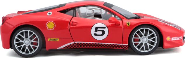Bburago 1:24 Ferrari Racing 458 Challenge Rot