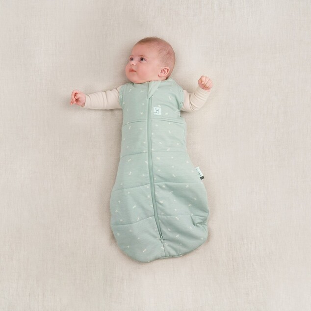 ERGOPOUCH Пелена и спален чувал 2в1 Cocoon Sage 3-6 м, 6-8 кг, 2,5 tog