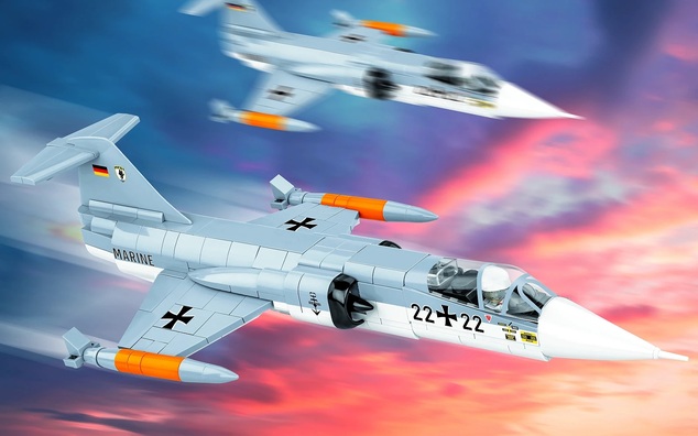 Cobi Armed Forces Lockheed F-104 Starfighter, 1:48, 420 k