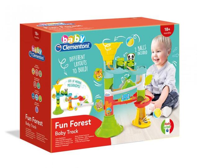 Clementoni Baby veľká guličková dráha so zvieratkami