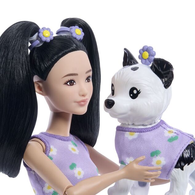 Mattel Barbie Bábika štýl pre dvoch - kvety