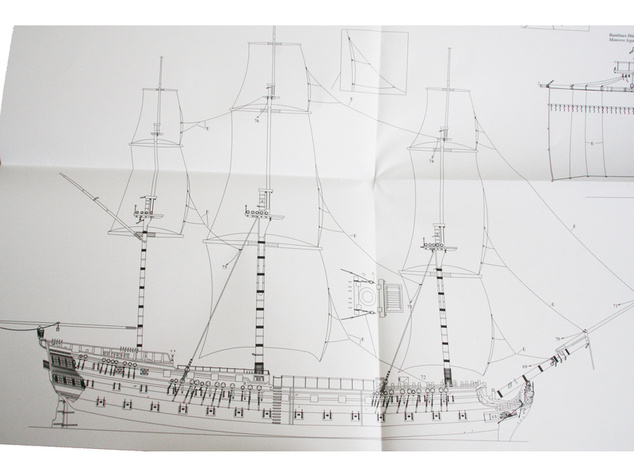 VICTORY MODELS HMS Vanguard 1798 1:72 kit