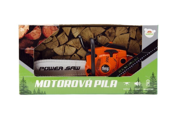Motorová píla plast 40cm na batérie so zvukom v krabici