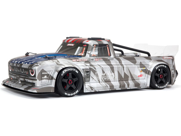 Arrma Infraction 6S BLX 1:7 RTR strieborná