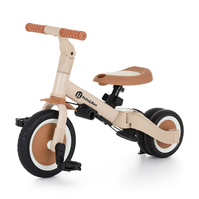 PETITE&amp;MARS Trojkolka multifunkčná 5v1 Turbo Desert Sand