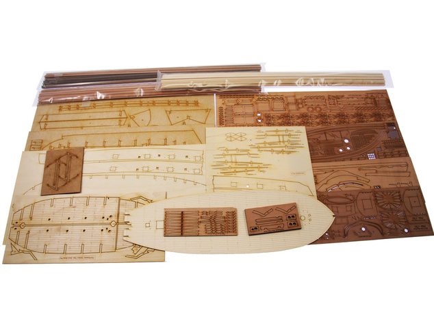 Vanguard Models HMS Flirt 1782 1:64 kit