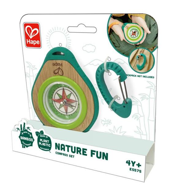 Hape Bamboo - Set s kompasem