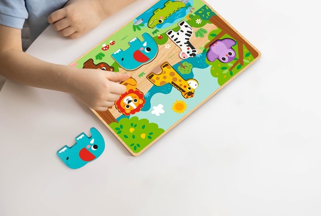 2Kids Toys Vkládacie puzzle Zvieratká
