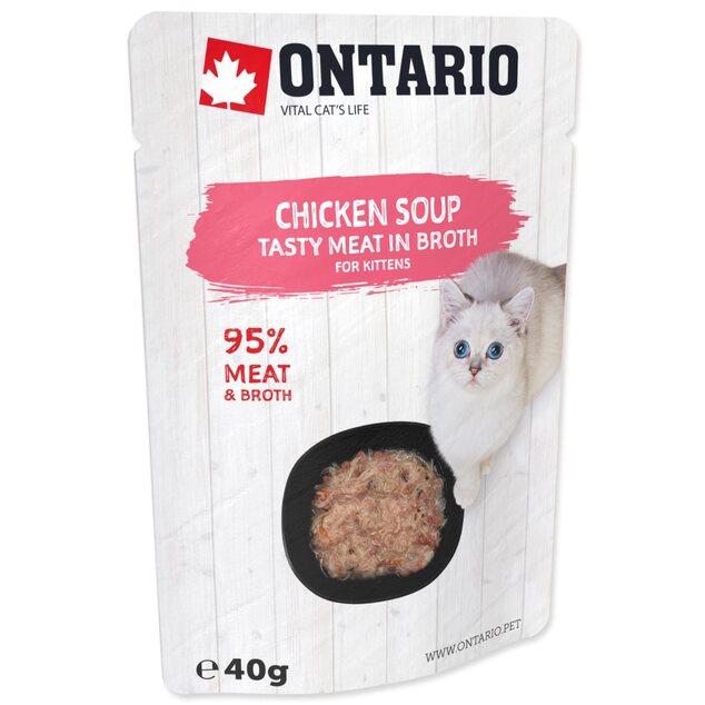 Polievka Ontario Kitten kura 40g