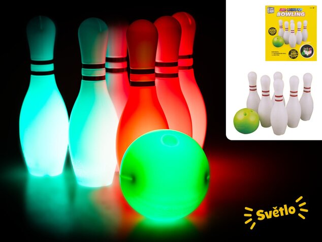 Bowling na batérie so svetlom