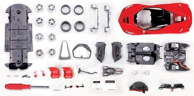 Maisto - KIT FERRARI ASSEMBLY LINE, Ferrari AL - LaFerrari, 1:24