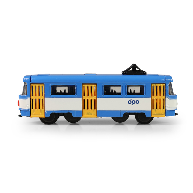 Električka kovová mini DPO Ostrava 8,5 cm